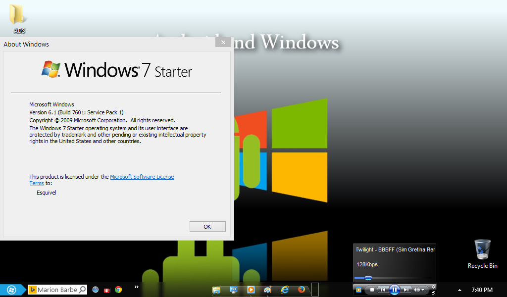 Windows 7 starter n serial key replacement