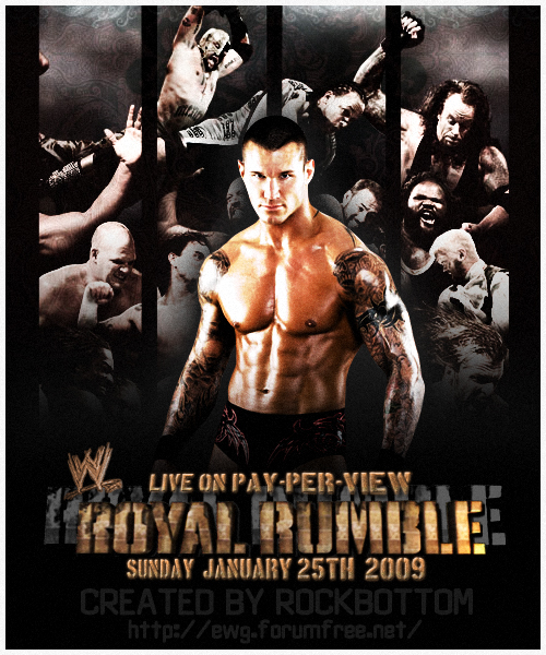 WWE Royal Rumble 2009 by RockBottomDesigns