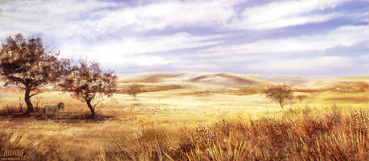 golden grasslands by vesner