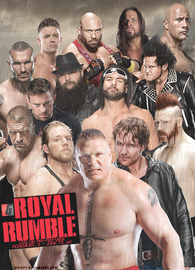 Poster - Royal Rumble 2015 by Jeri-Spy