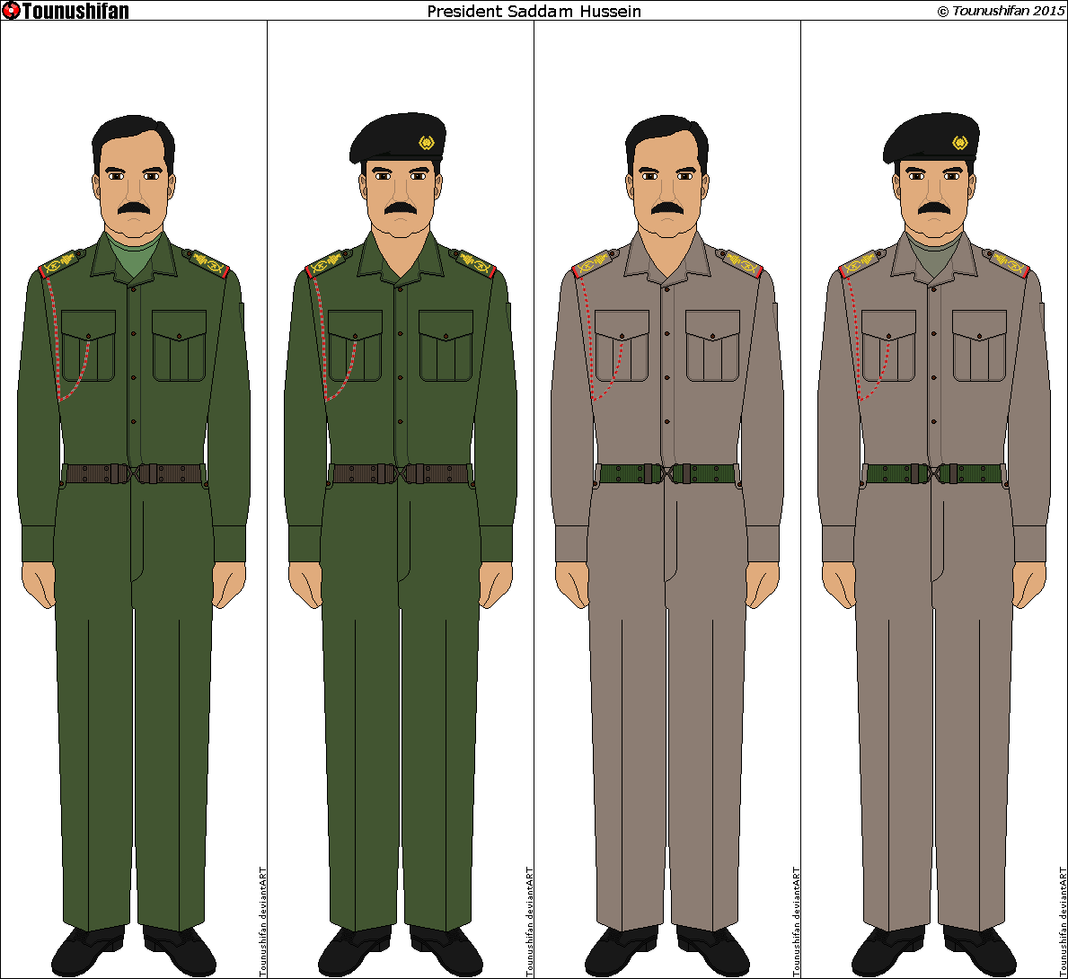 Saddam Hussein Uniform 91