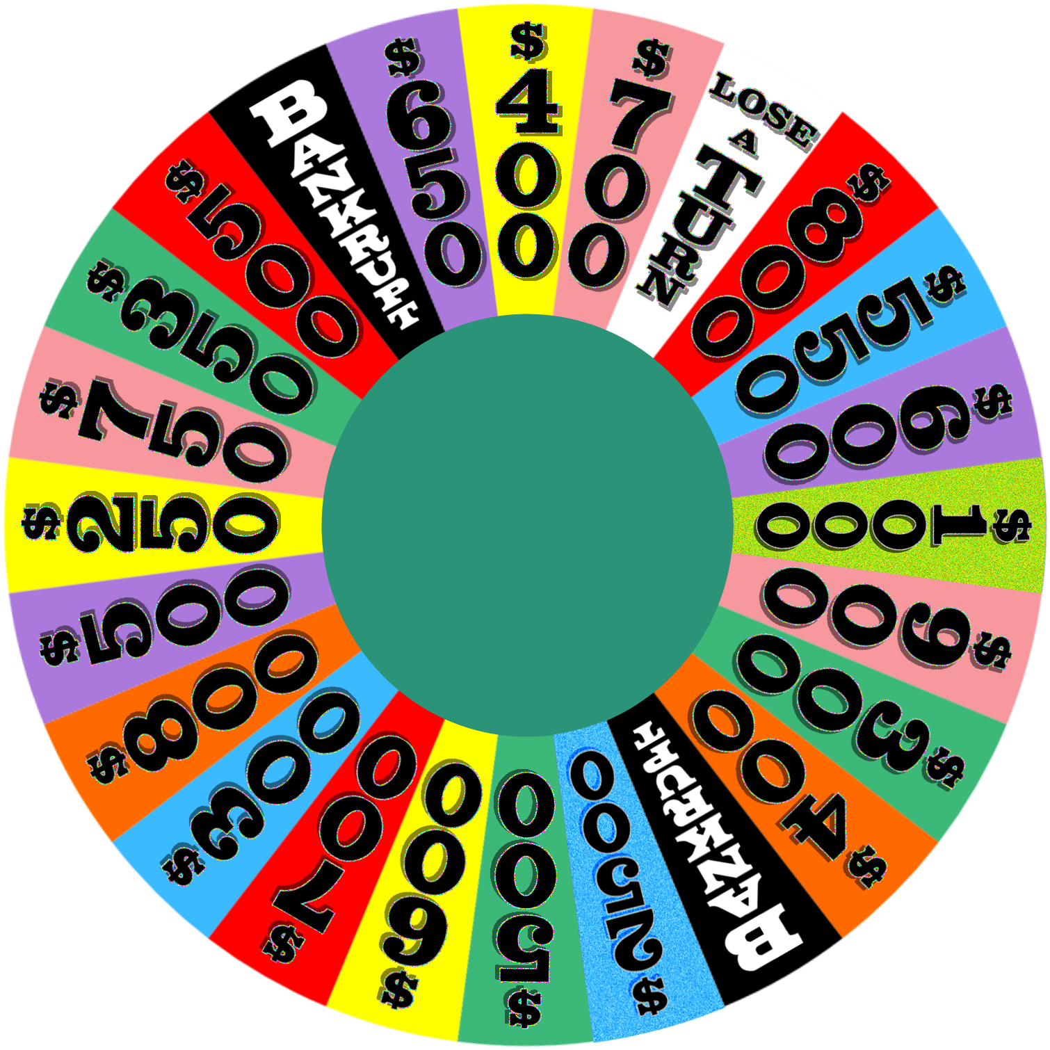Gary's Wheel of Fortune Version 2(BARE) (UPDATED) by LeafMan813 on DeviantArt