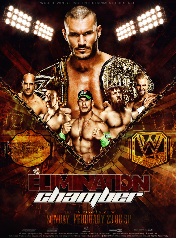 WWE Elimination Chamber 2014 Poster by thetrans4med