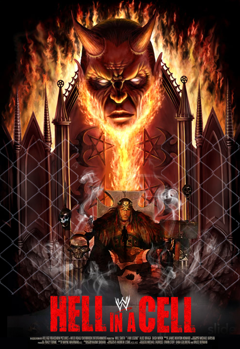 Hell in a Cell Poster by Chirantha