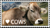 I Love Cows Stamp by Piepaws