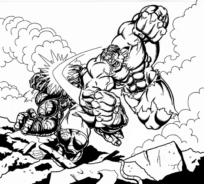 abomination coloring pages - photo #33