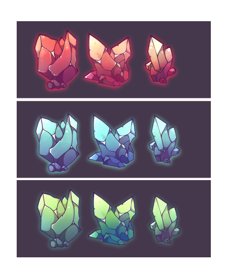 Free source crystal icons by Epic-Soldier