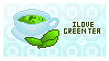 I Love Green Tea #Stamp by JEricaM