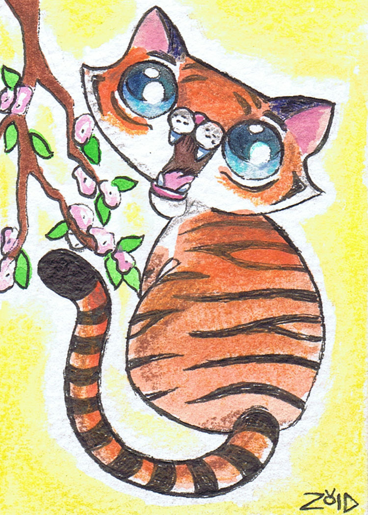 Funny cat Chinese Zodiac Year of the Tiger by KingZoidLord on DeviantArt