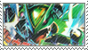 Mega Rayquaza Stamp by FireFlea-San