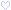 Blueish White  - Heart