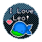 I Love Leo: Round Stamp by KawaiiKittee88