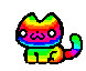 GIF rainbow-CATZ (transparent) by marderchen