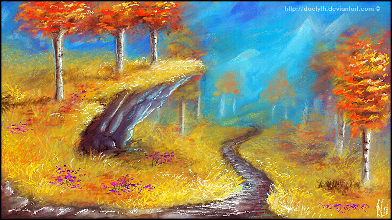 Autumn in the mountains by Daelyth on DeviantArt