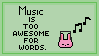 Music Stamp by Lagomorphas