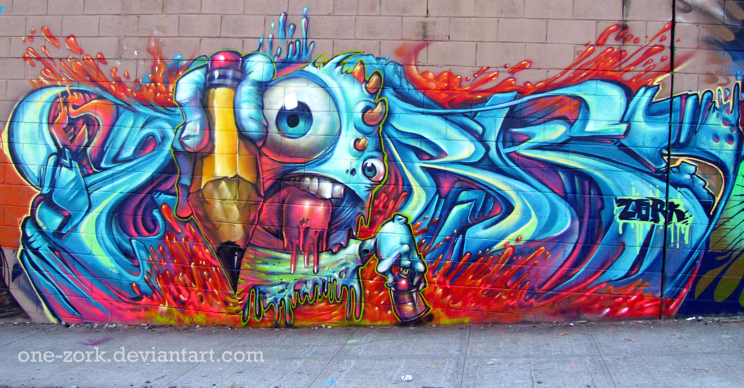 Die Besten Graffiti Bilder, Graffiti Schrift