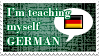 Teaching Self German Stamp by PianoxLullaby
