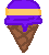 Grape Ice-cream Icon!