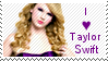 i love Taylor Swift stamp by muddyputty