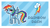 Rainbow Dash Stamp by Mel-Rosey