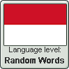 Indonesian language level RANDOM WORDS by animeXcaso