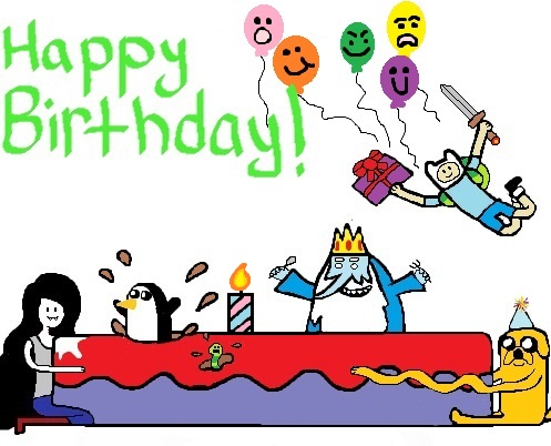 Happy Birthday, Adventure Time by jarofhearts12 on DeviantArt