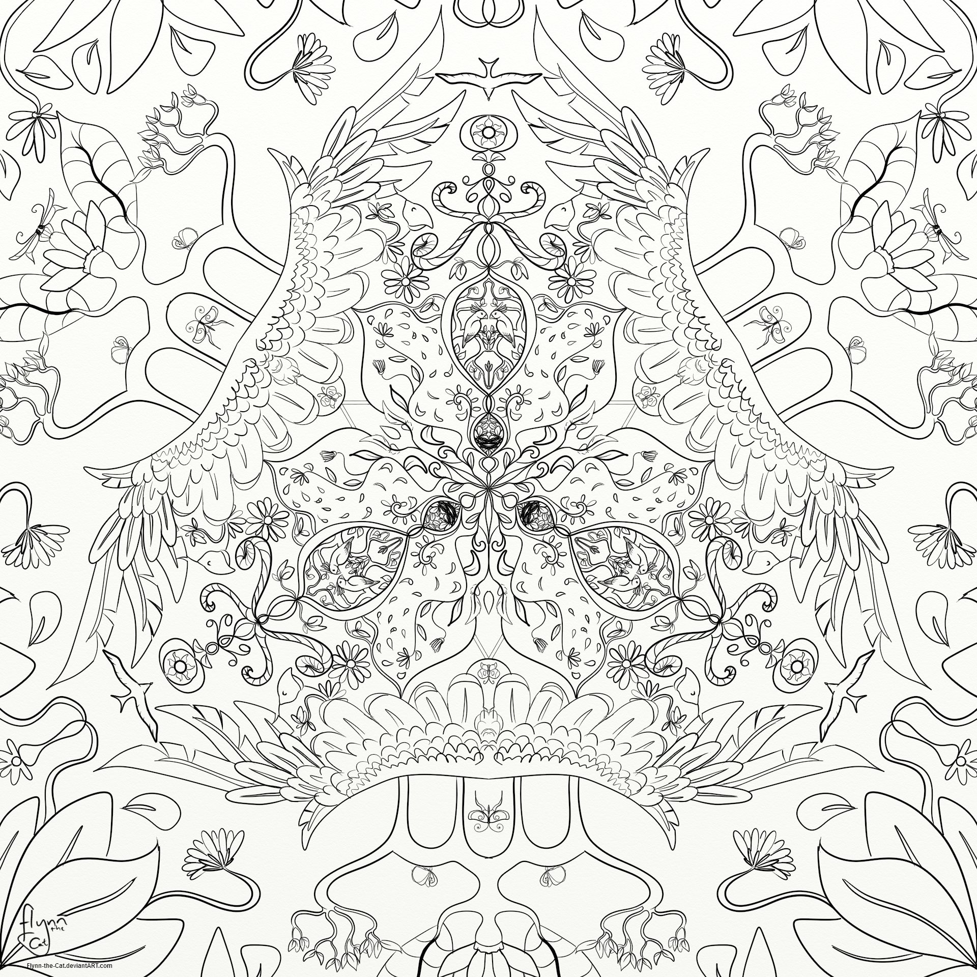 s line of symmetry coloring pages - photo #34