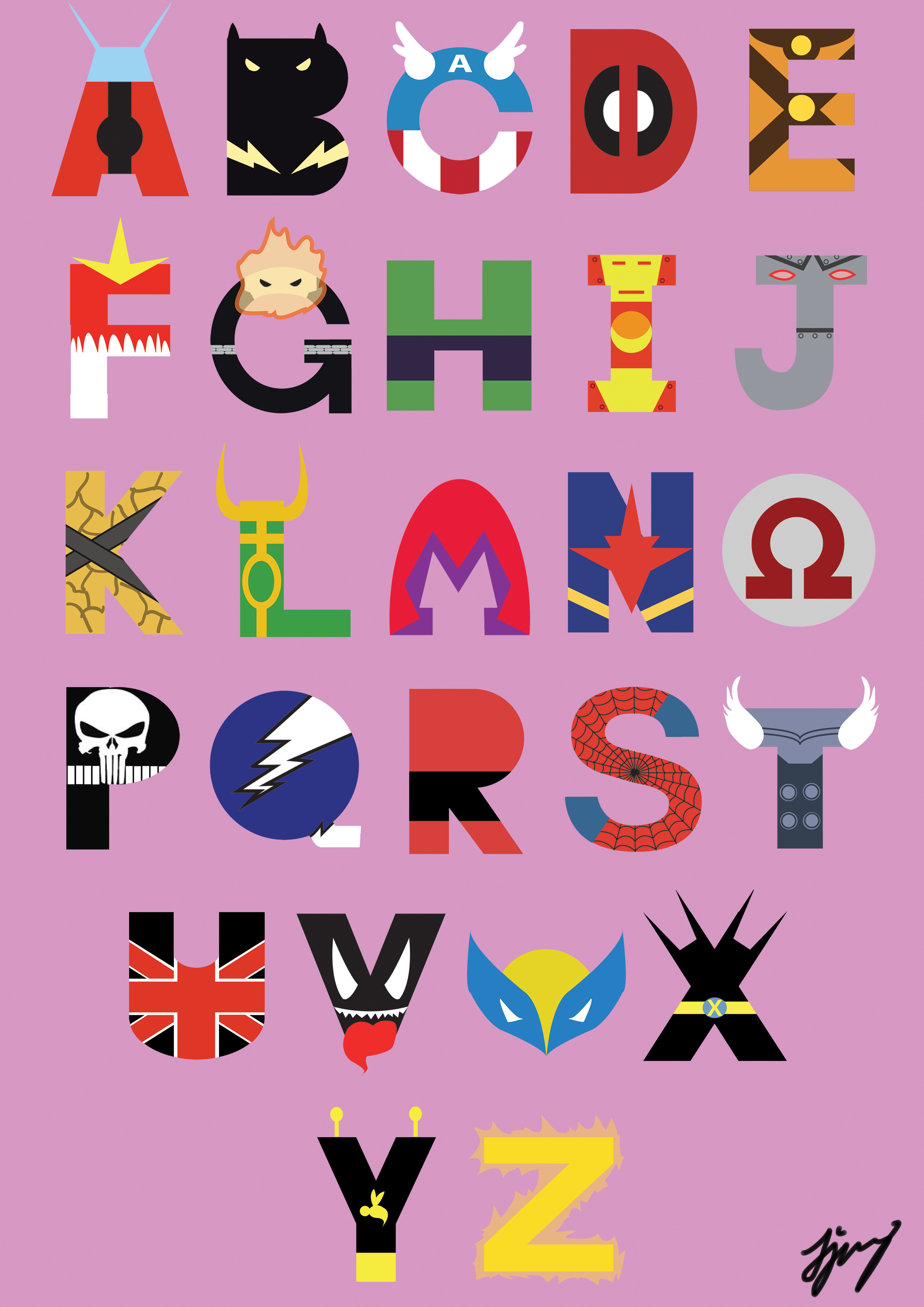 Marvel Superheroes Font by on DeviantArt