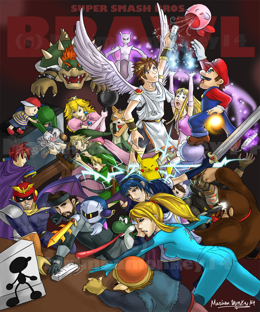 Super Smash Brothers...BRAWL by aiimeii on DeviantArt