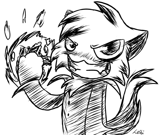 weird evil magic cat doodle thing by Leibi97 on DeviantArt