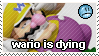 WARIO IS DYING. by propertyofkat