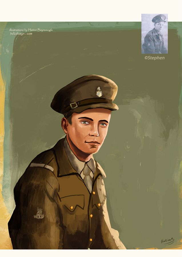 cartoon-Young-man-portrait painting by eydii