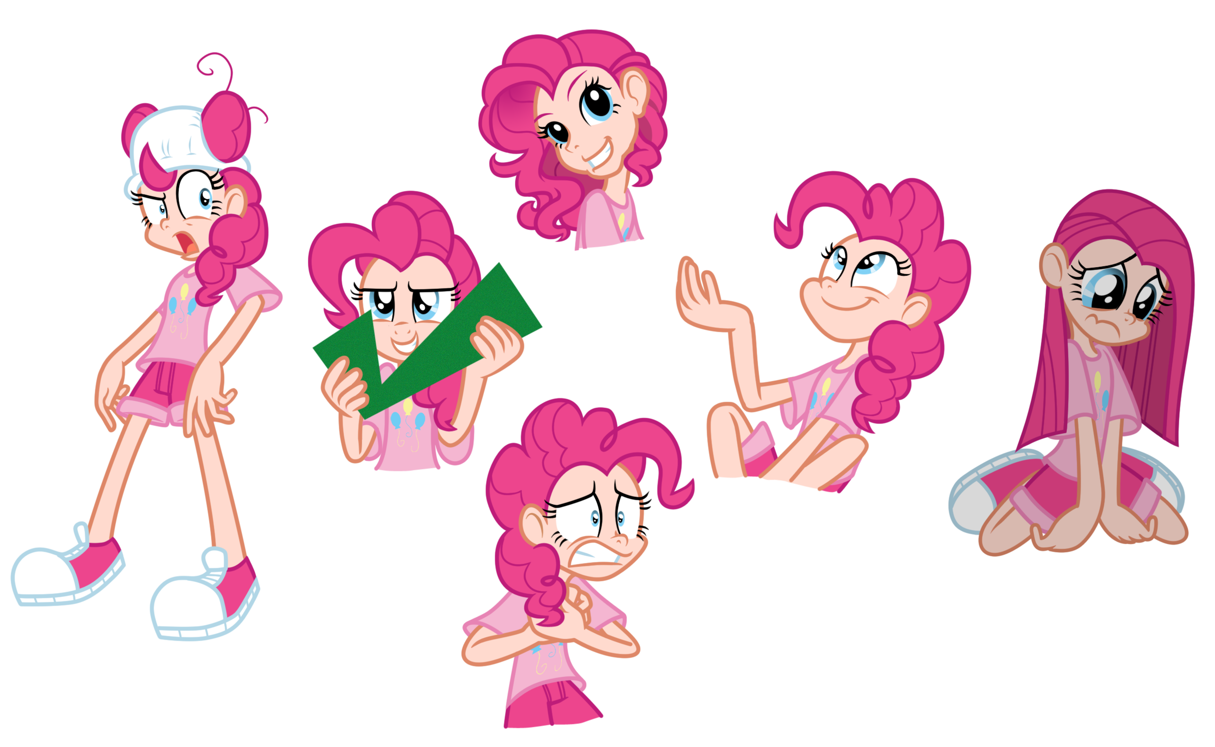 Pinkie Pie - Human - Extra Expressions by Trinityinyang on DeviantArt
