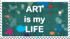 ART is my LIFE by stomp-stamp