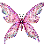 Butterfly Pink glitter