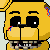 withered Golden Freddy pixel