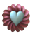 Pink Flower Heart Emote -Free2Use